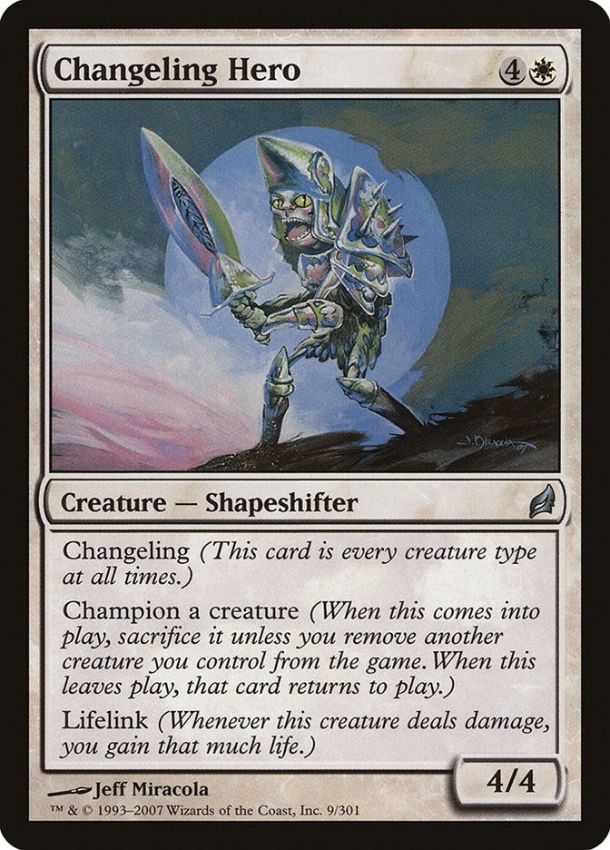 Image for Changeling Hero (9) - Magic: The Gathering