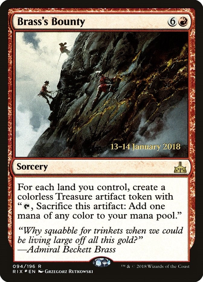 Image for Brass's Bounty (RIX) (94) - Magic: The Gathering