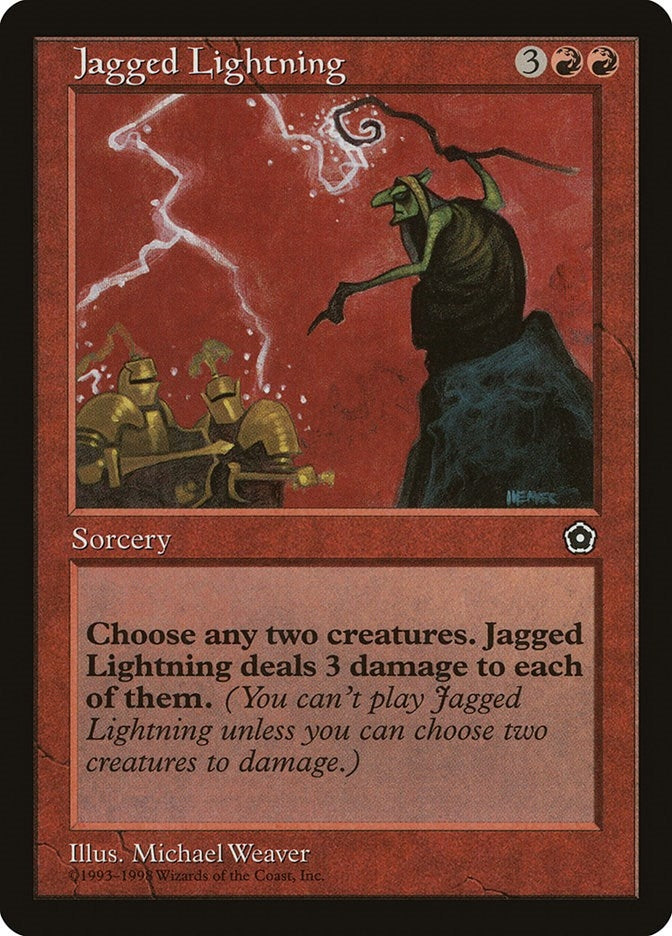 Image for Jagged Lightning - Magic: The Gathering