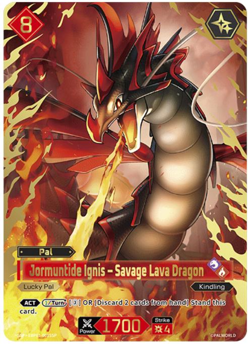Jormuntide Ignis - Savage Lava Dragon - EBP01-001SSP