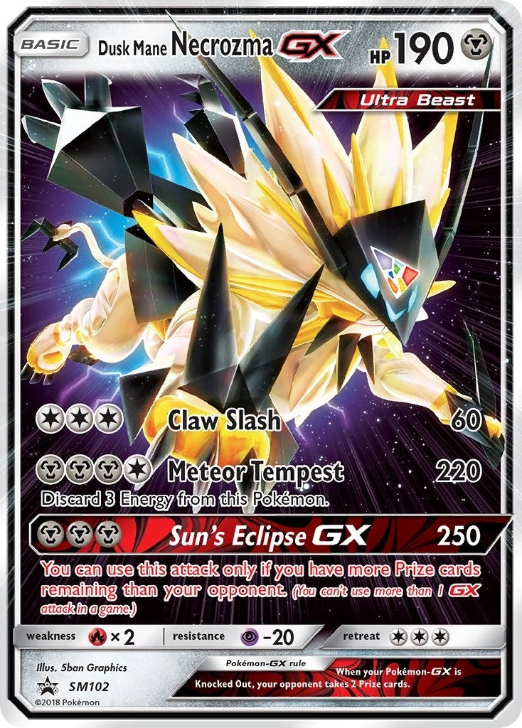 Image for Dusk Mane Necrozma GX - SM102 (SM102) - Pokemon
