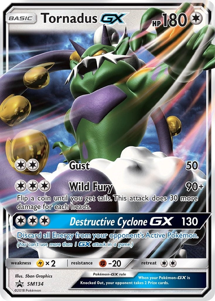 Image for Tornadus GX - SM134 (SM134) - Pokemon