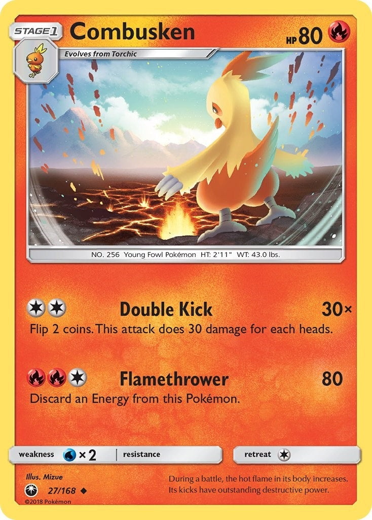 Image for Combusken (27/168) - Pokemon
