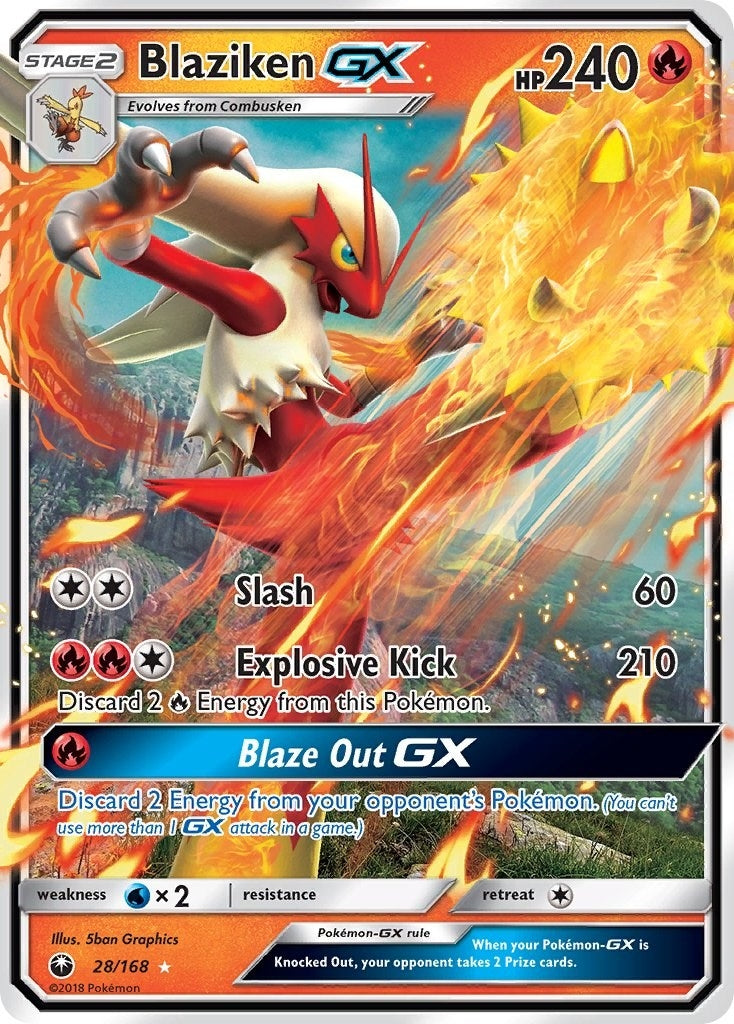Image for Blaziken GX (28/168) - Pokemon