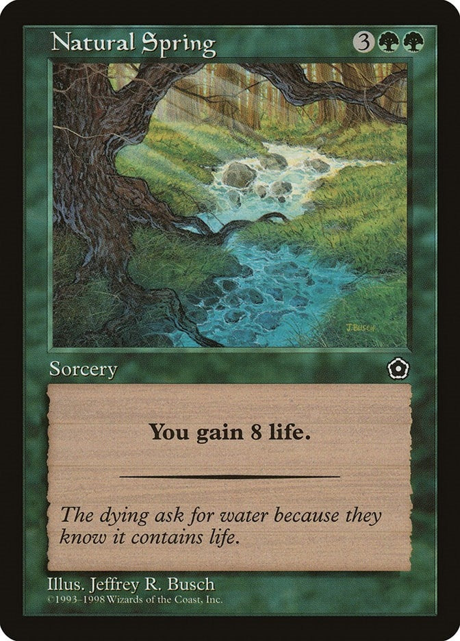 Image for Natural Spring - Magic: The Gathering