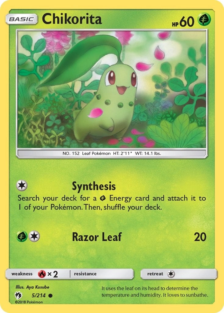 Image for Chikorita (5) (5/214) - Pokemon
