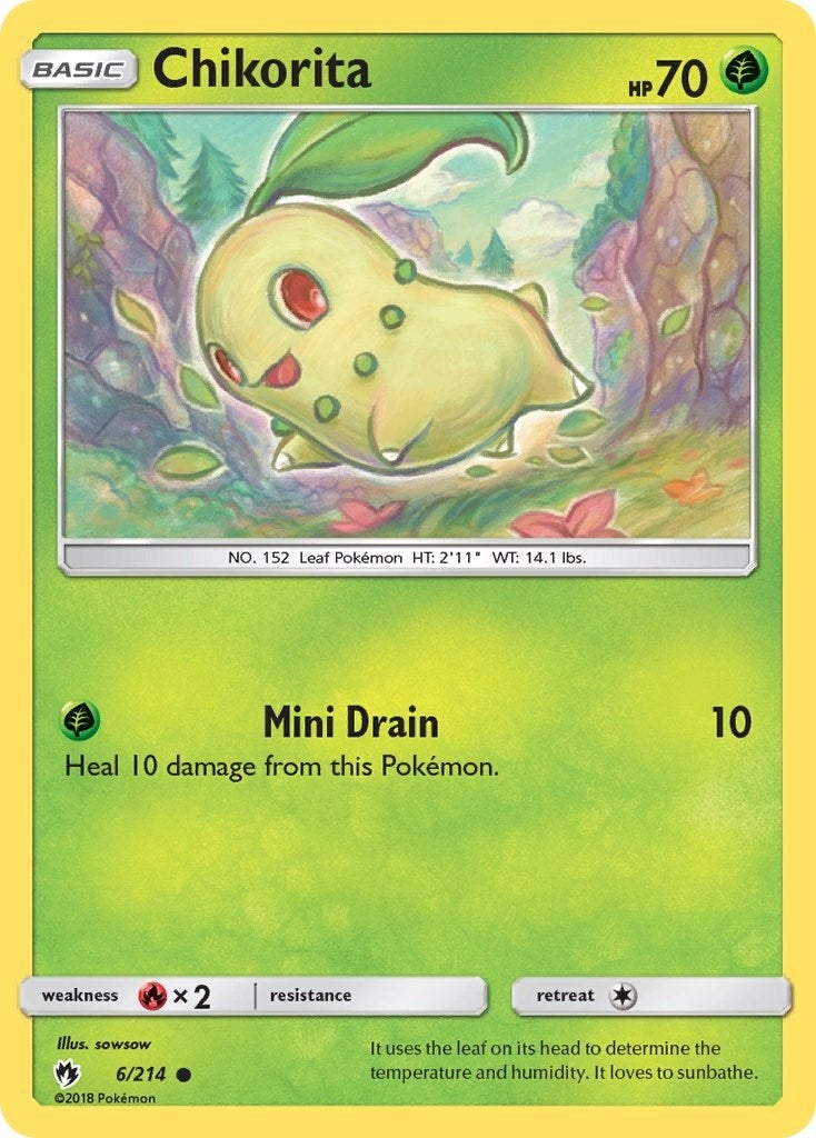 Image for Chikorita (6) (6/214) - Pokemon
