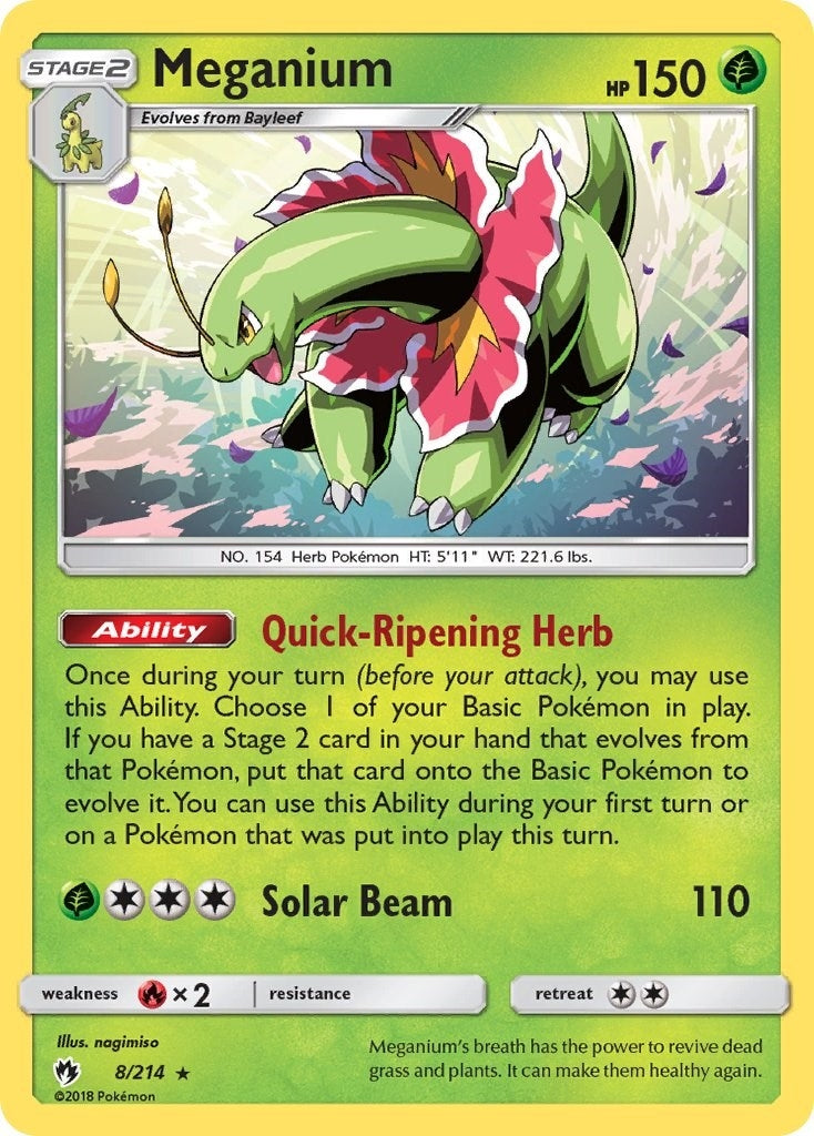 Image for Meganium (8/214) - Pokemon