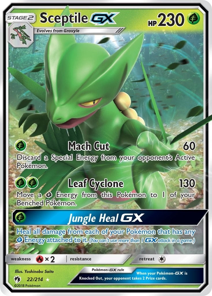 Image for Sceptile GX (22/214) - Pokemon