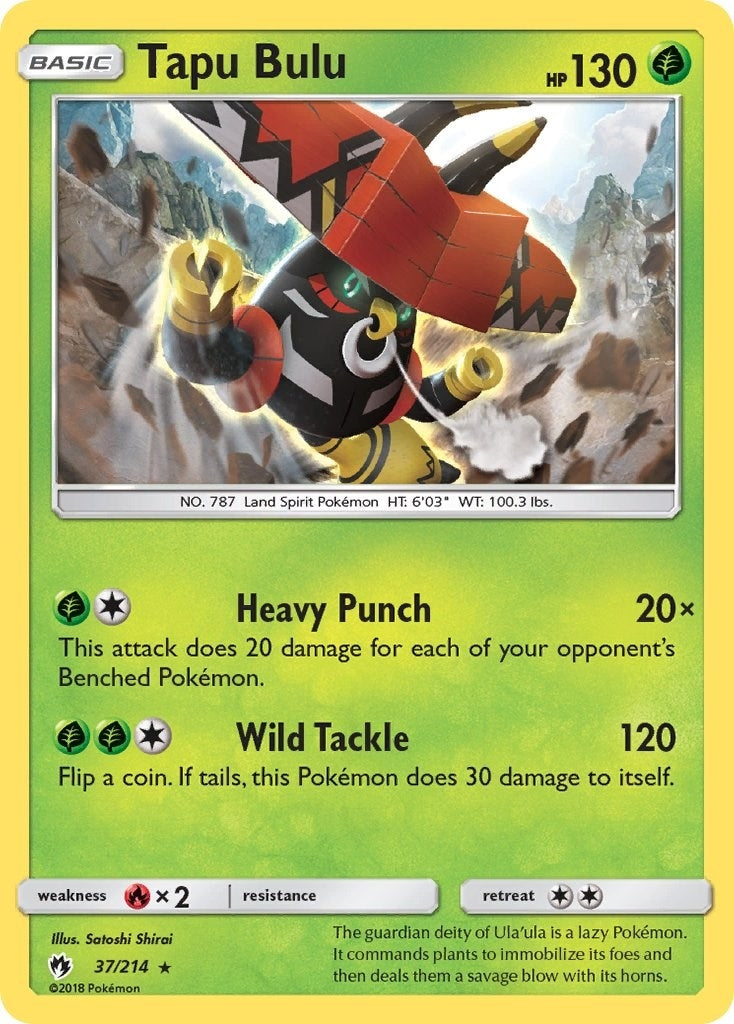 Image for Tapu Bulu (37/214) - Pokemon