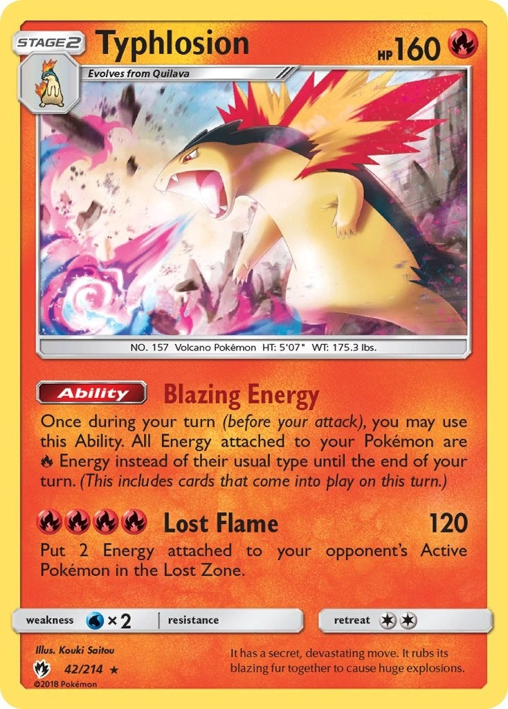 Image for Typhlosion (42/214) - Pokemon