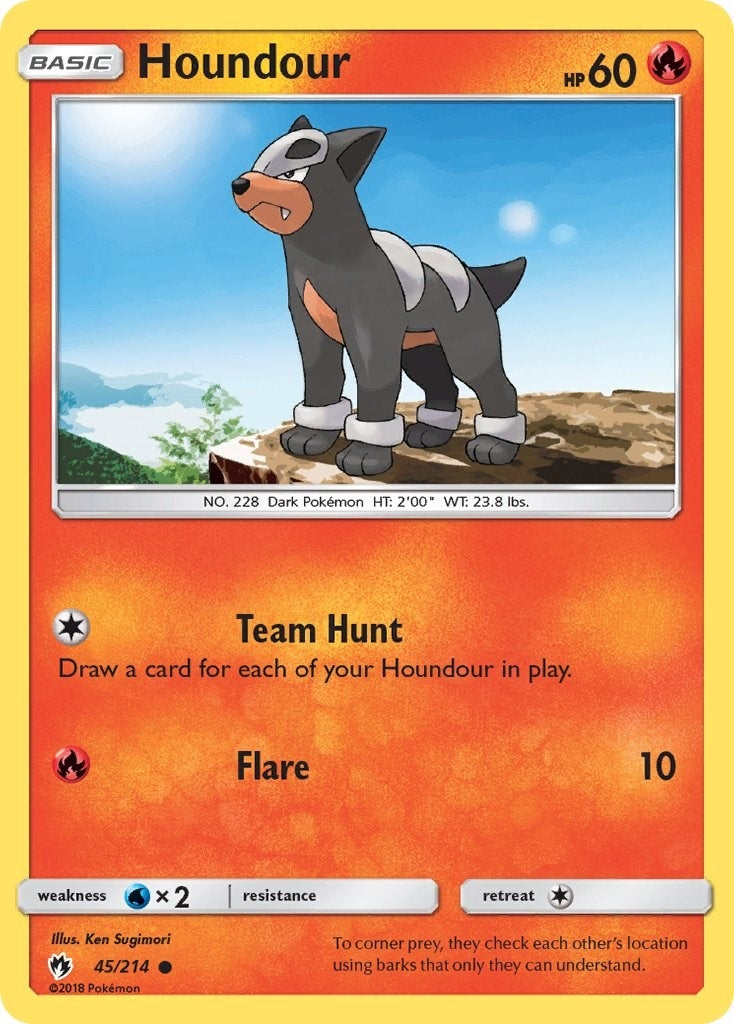 Image for Houndour (45/214) - Pokemon