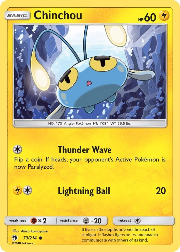 Image for Chinchou (73/214) - Pokemon
