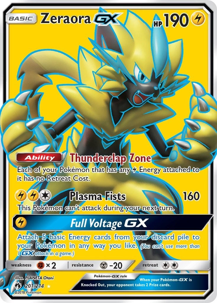 Image for Zeraora GX (Full Art) (201/214) - Pokemon