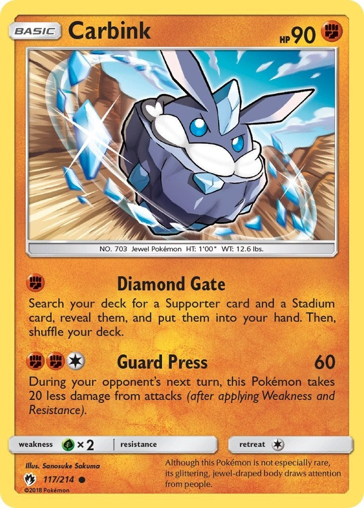 Image for Carbink (117) (117/214) - Pokemon