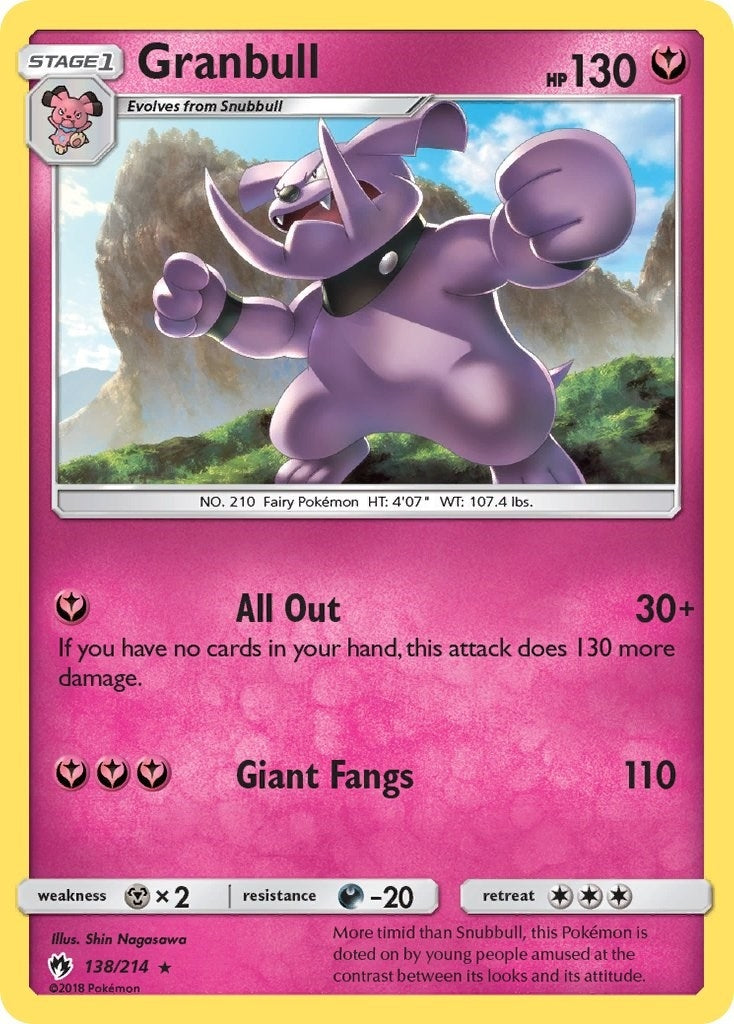 Image for Granbull (138/214) - Pokemon