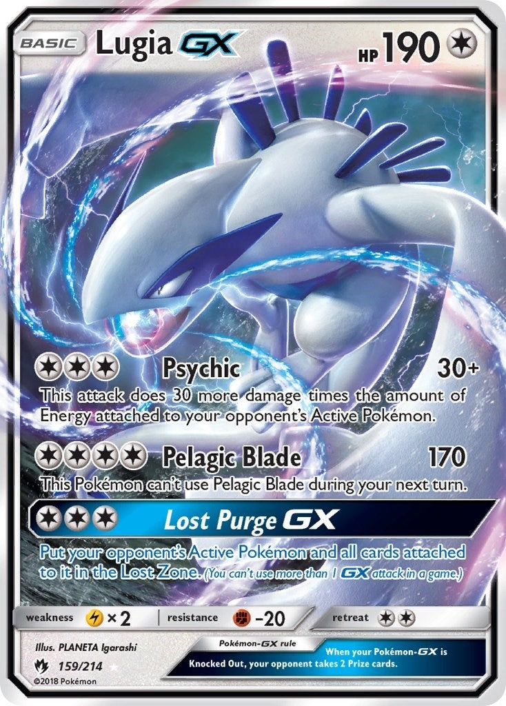 Image for Lugia GX (159/214) - Pokemon