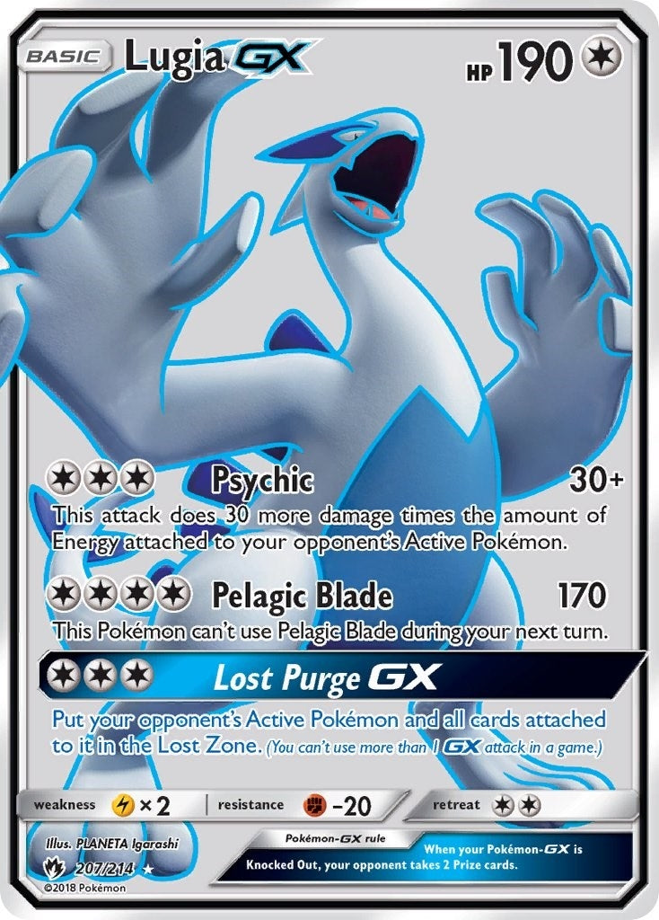 Image for Lugia GX (Full Art) (207/214) - Pokemon
