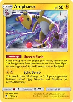 Ampharos - 78/214 (SM Lost Thunder) (078/214)