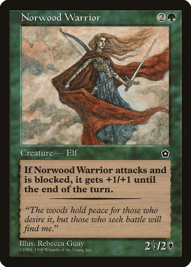 Image for Norwood Warrior - Magic: The Gathering