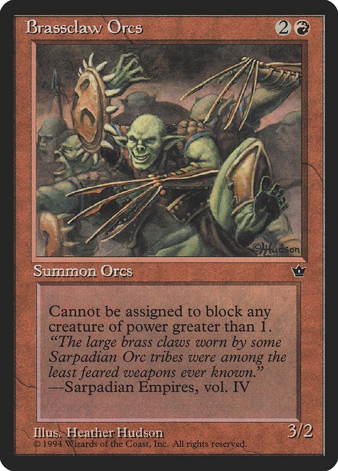 Image for Brassclaw Orcs (Hudson) - Magic: The Gathering