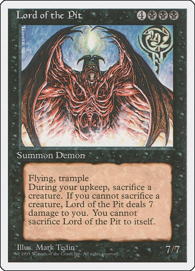 Image for Lord of the Pit (28) - Magic: The Gathering