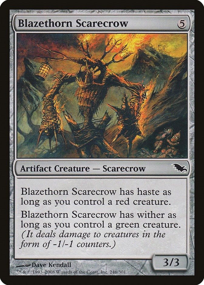 Image for Blazethorn Scarecrow (246) - Magic: The Gathering