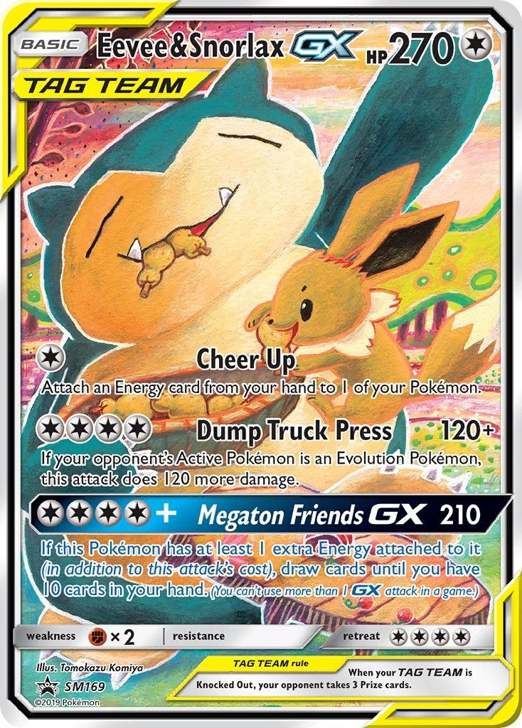 Image for Eevee & Snorlax GX - SM169 (SM169) - Pokemon