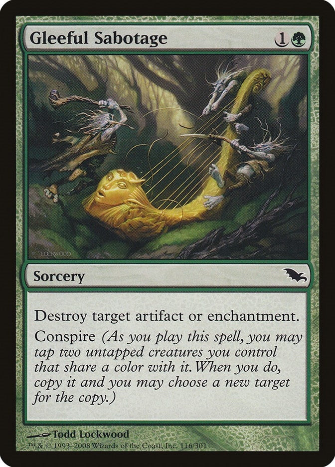 Image for Gleeful Sabotage (116) - Magic: The Gathering