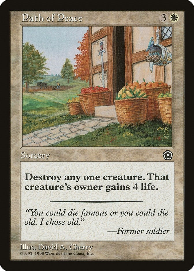 Image for Path of Peace - Magic: The Gathering