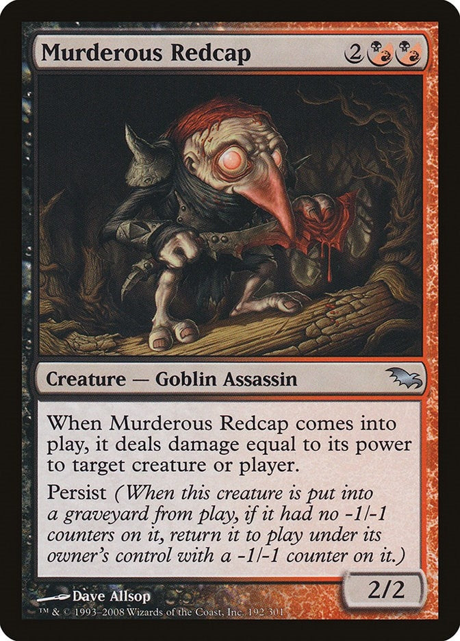 Image for Murderous Redcap (192) - Magic: The Gathering