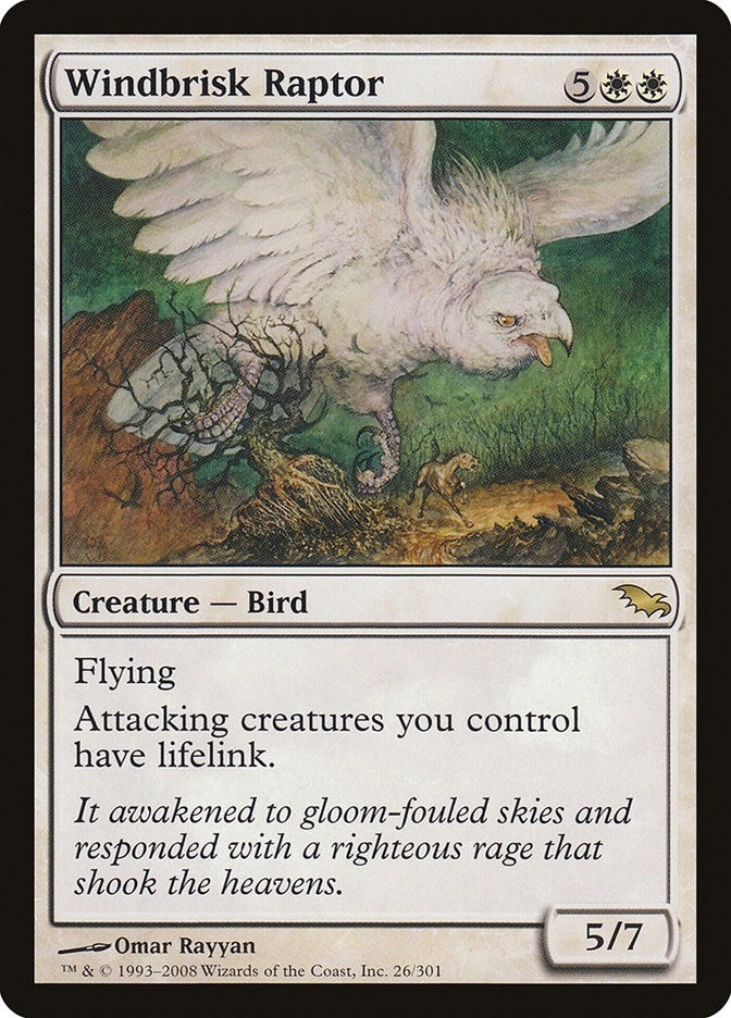 Image for Windbrisk Raptor (26) - Magic: The Gathering