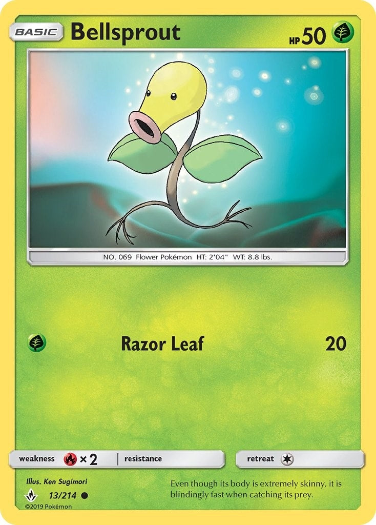 Image for Bellsprout (13/214) - Pokemon
