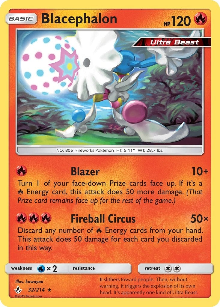 Image for Blacephalon (32/214) - Pokemon