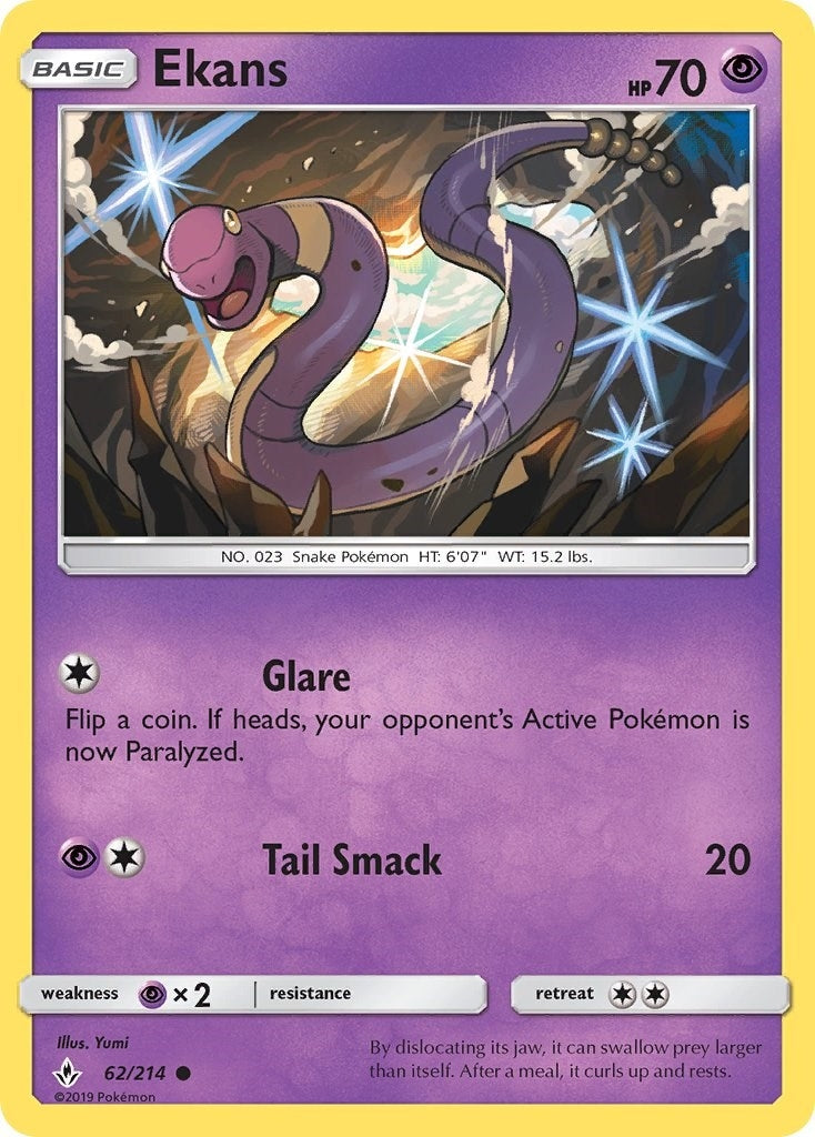 Image for Ekans (62/214) - Pokemon