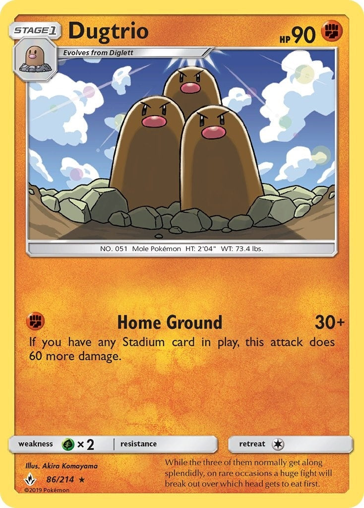 Image for Dugtrio (86/214) - Pokemon