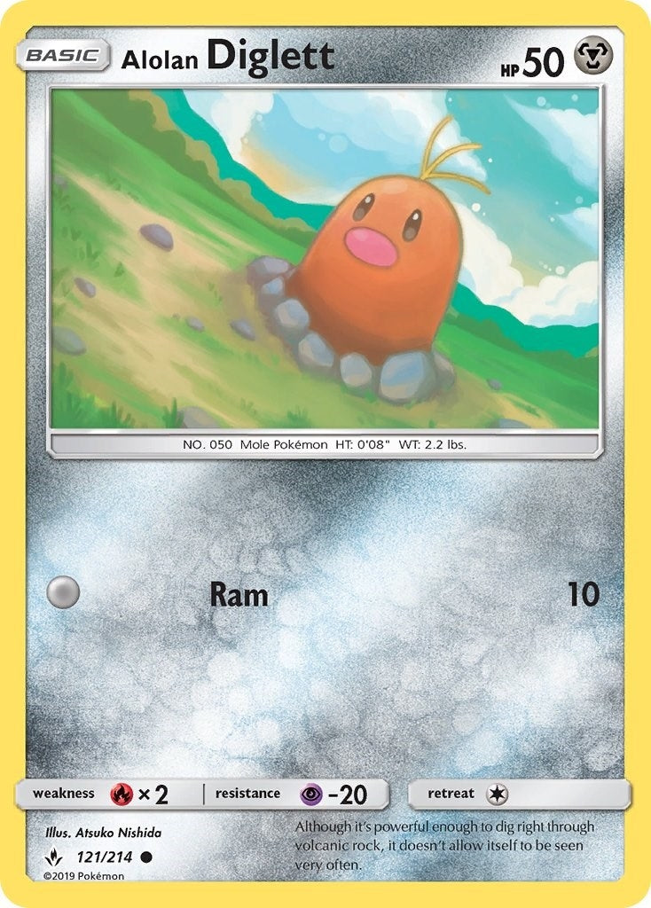 Alolan Diglett (121/214)