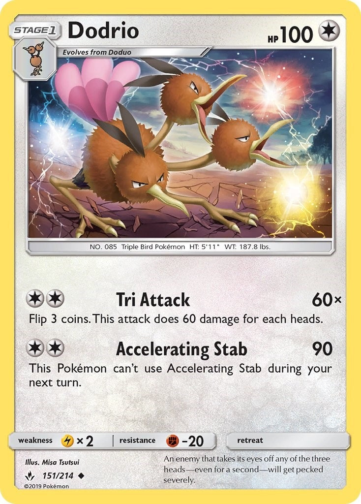 Image for Dodrio (151/214) - Pokemon