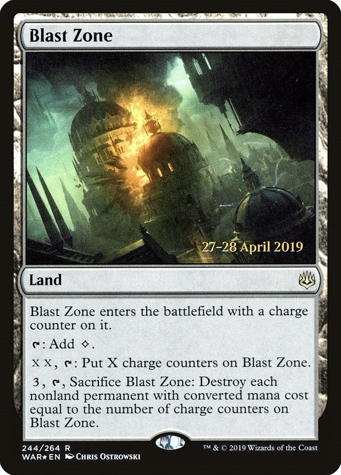 Image for Blast Zone (WAR) (244) - Magic: The Gathering