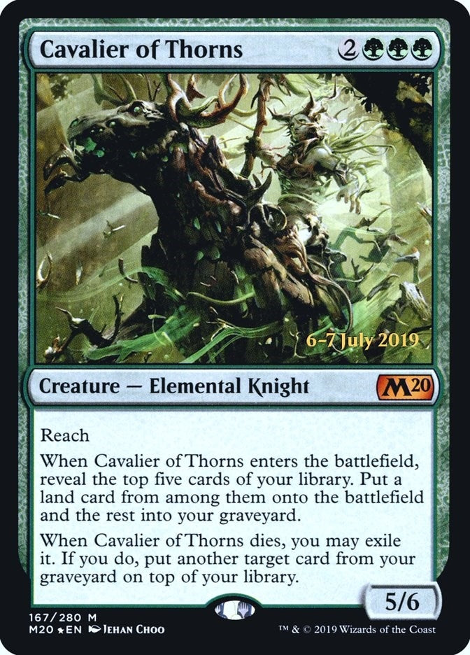 Image for Cavalier of Thorns (167) - Magic: The Gathering