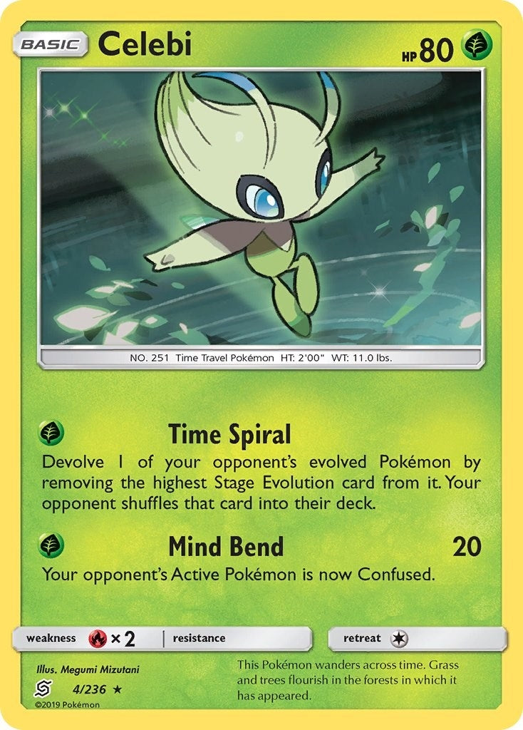Image for Celebi (4/236) - Pokemon