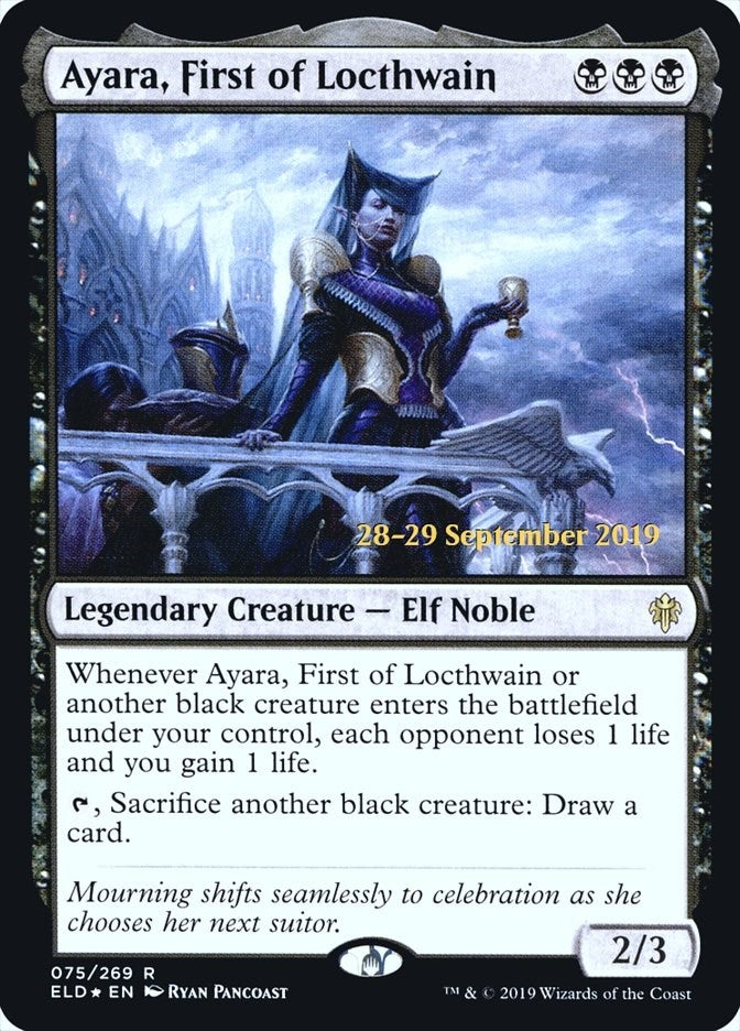 Image for Ayara, First of Locthwain (75) - Magic: The Gathering