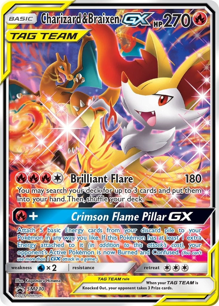 Image for Charizard & Braixen GX - SM230 (SM230) - Pokemon