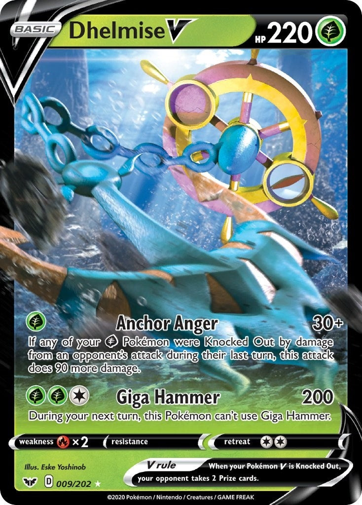 Image for Dhelmise V (009/202) - Pokemon