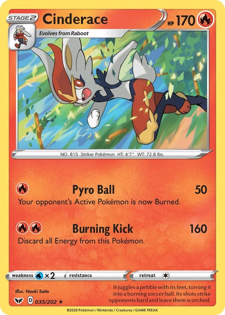 Image for Cinderace (035) (035/202) - Pokemon