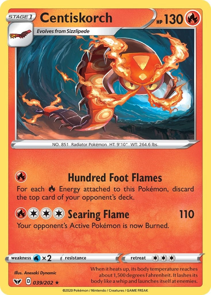 Image for Centiskorch (039/202) - Pokemon