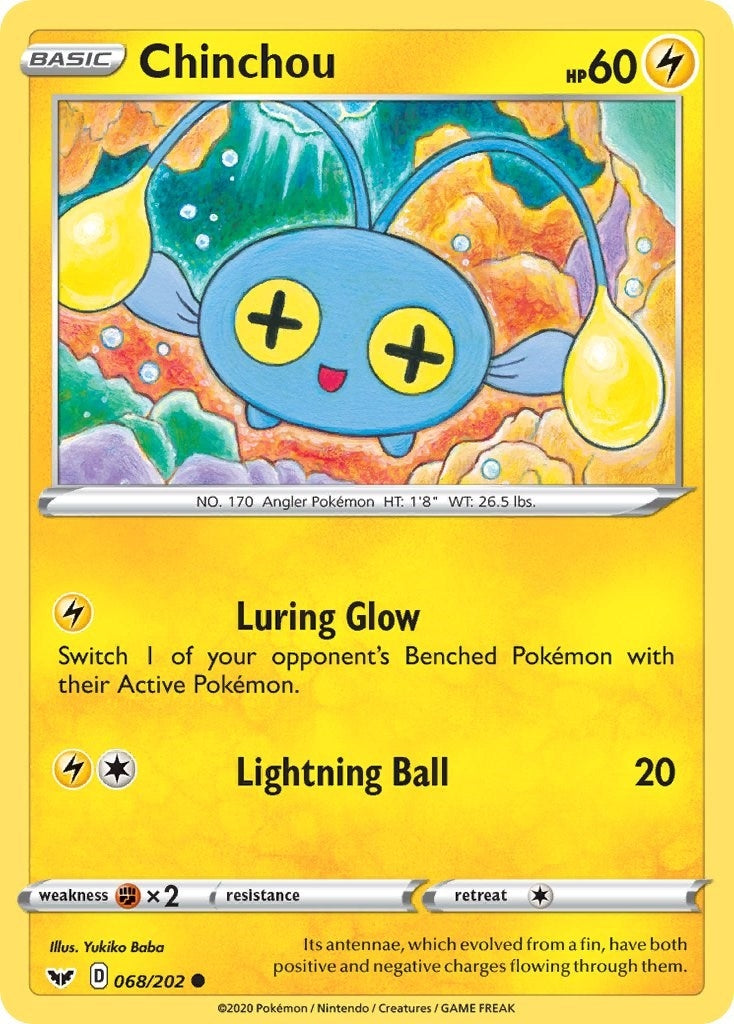 Image for Chinchou (068) (068/202) - Pokemon