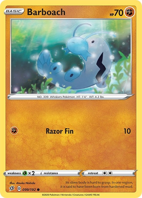 Image for Barboach (099/192) - Pokemon