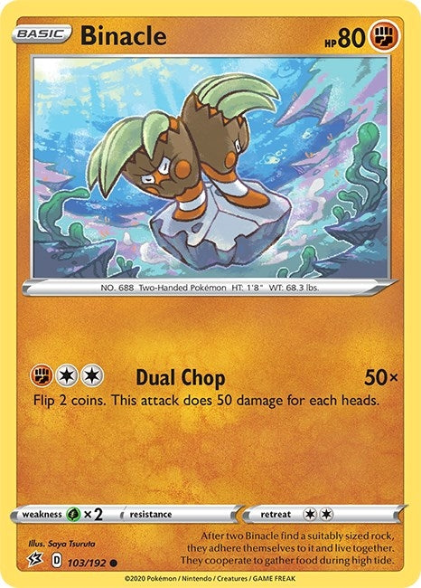 Image for Binacle (103/192) - Pokemon