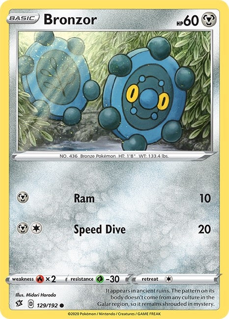 Image for Bronzor (129/192) - Pokemon